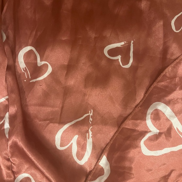 Heart Print Women's Sleepwear Set - Picture 3 of 3